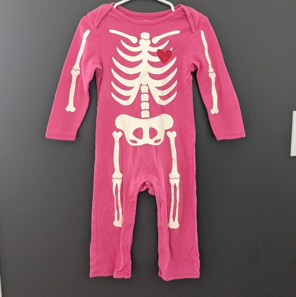 Pink skeleton one piece outfit/costume - Picture 1 of 2